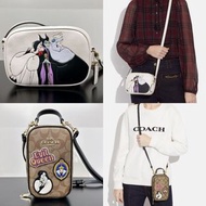 [美國代購正品Coach]100%NEW & Authentic COACH cc319 Disney Jamie with villains motif / cc761 Eva Stanton 迪士
