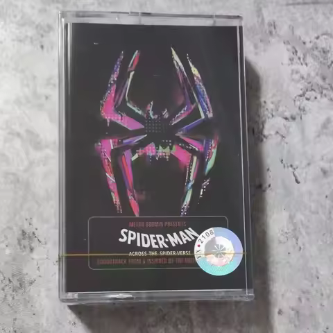 Anime Spider-Man Across the Spider-Verse Gwen Stacy Miles Morales Spiderman Music Tape Cosplay Walkm
