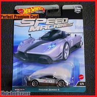 Hot Wheel Pagani Zonda R 2023 Speed Machine 1st Edition Silver Model Super Car Pagabi Diecast Hot Wh