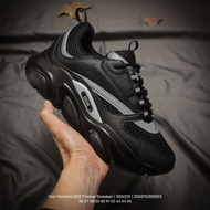Dior Homme B22 Trainer Sneaker Retro Chunky-Sole Canvas Shoes Breathable Mesh Shoes Casual Couple Sh