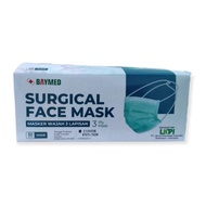 Masker Hijab Surgical 3Ply Baymed 50Pcs