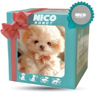 Puppy Simulation Robot Dog Of 2025Child Companion Robot puppy short fur plush doll robot anjing pet