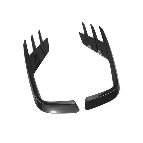 Exterior Front Fog Light Intake Lamp Frame Air Vent Bezel Cover Trim Canard For Honda Accord 2021 20