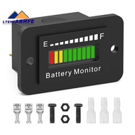 12V 24V 36V 48V 60V 72V Battery Fuel Gauge Indicator Lithium Ion Battery Tester Black