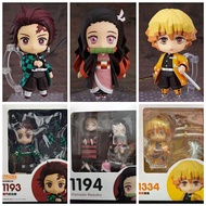 Anime Kimetsu No Yaiba Tanjirou Nezuko Inosuke Zenitsu Giyuu Shinobu PVC Action Figures Q Version Fi