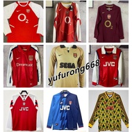 95-96 Arsenal Away Retro Soccer Jersey Long Sleeve Football Vintage Jersey