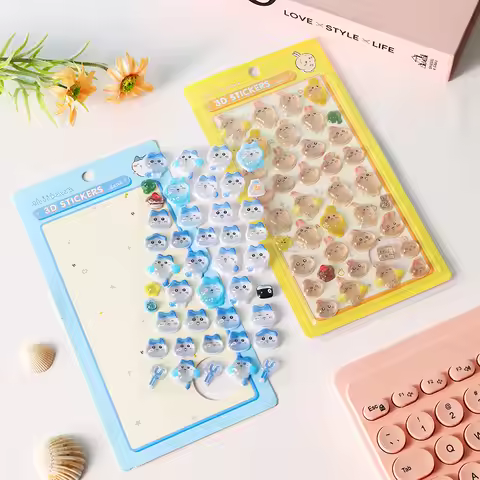 Chiikawa BON-BON DROP Cute 3D Decorative Decal Waterproof Adhesive Sticker for Phone Case Laptop Wat