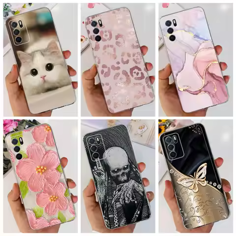For Oppo A16s Oppo A16 Oppo A54s Phone Case Marble Luxury Fashion Pattern Cover Oppo A16k A16e OppoA