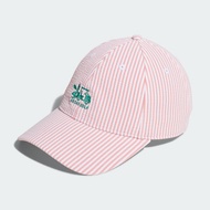 adidas 愛迪達女條紋高爾夫球帽(珊瑚橘)