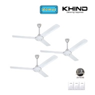 Khind Ceiling Fan 80W (60 inch) CF615 (3 Sets/Box)