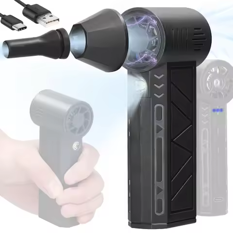 ZY7400-PRO 130000RPM Turbofan High Power Jet Fan 4-Speed Regulation Violent Fan Multifunctional Wash