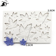 LISHU 3D Mini Rose Flower Leafs Silicone Mold DIY Fondant Chocolate Sugarcraft Cake Decor Baking Too