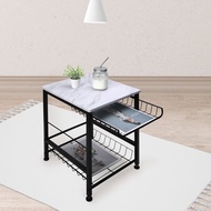 【拜爾家居】大理石紋置物茶几桌