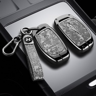 Metal Car Key Case Key Shell Set For Hyundai Creta 2022-2023/Stargazer 2023 I10 Ix35 Ix45 I10 I30 I4