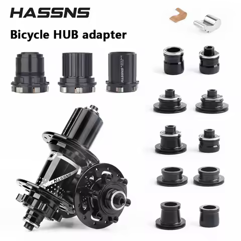 HASSNS Mtb Cube Adapter Bicycle Hub Micro Spline 8/9/10/11/12 Speed Bushing THRU Cap Freehub Xd MS A