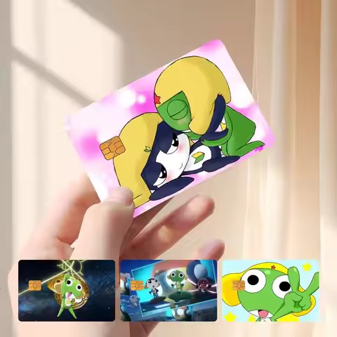 Cute K-Keroro Card Stickers Credit Card Protector Stickers Resist Scratches And Abrasions