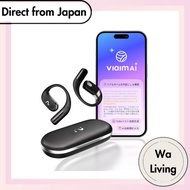 viaim ChatGPT-equipped open-ear voice recorder — transcription AI earphones — one-touch recording — 