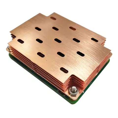 Raspberry Pi CM5 Pure Copper Sheets Heatsink Protective Case Passive Cooling Protective Shell for Ra