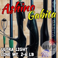 Bait Casting Rod UL Ashino Gabita Line wt. 2-6 LB
