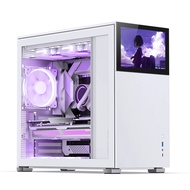 Jonsbo D41 STD SCREEN White ATX M-ATX Computer Case with 8 Inch TFT-LCD 1280x800 SCREEN