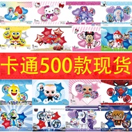 5pcs Balloon Set Cartoon Mermaid Kt Cat Mickey Shark Baby Spider Man Robot Harry Potter Aluminum Foil Balloon Child Theme Birthday Party Wedding Decoration Kids Xmas Halloween Gift