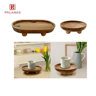 [UsusexaMY] Mini Wood Riser Tray for Display Organizer Mini Stool Decor Display Riser Wooden Pedesta
