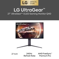LG 27" Ultragear 27GS95QE-B OLED QHD 240Hz 0.03ms G-Sync Freesync HDR True Black 400 Ergonomic Gamin
