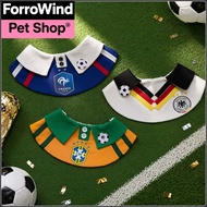 Milk Potato World Cup Merchandise Theme Pet Bib Cat Cat Dog Football Bib Cute Bib Saliva Towel Bib