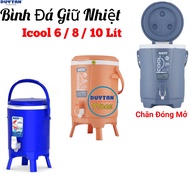 Icool thermos ice bottle 6L / 8L / 10L Duy Tan Plastic 36h keeps heat Nhuaduytan.Store