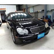 2003 Mercedes-Benz C230K 1.8 黑 小鋼炮~心臟雖小，動力強悍~