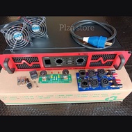 Bok power amplifier N7000 Merah lengkap aksesoris box N7000 ukuran 2U komplit aksesoris Bok power N7