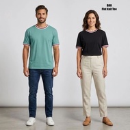 ROO Flat Knit T-shirt Men/Woman 100% Cotton