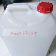 aquabides, aquabidest 20 liter