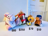 馬會 馬仔 公仔 鎖匙扣 jockey club soft toy pony keychain