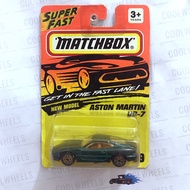 Matchbox 1994 Aston Martin DB-7 - Dark Green