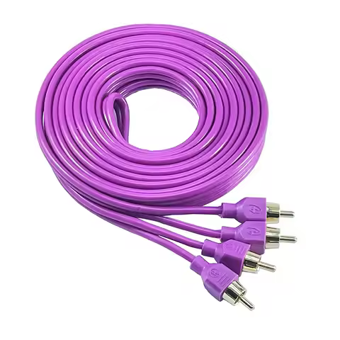 5m Oxygen-Free Pure Copper Rca Dual Lotus Head Audio Cable, Oxygen-Free Pure Copper Two-To-Two Audio
