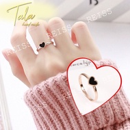 TALA Love Heart Ring Titanium Gold Plated 18k Rose Gold Bulgaxx