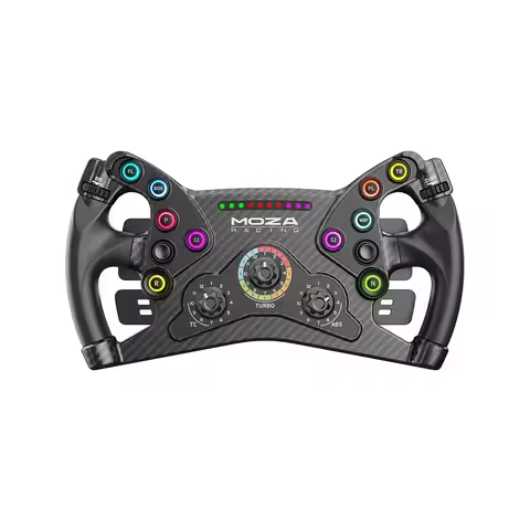 MOZA Racing KS Steering Wheel 300mm Butterfly Style GT Wheel With Programmable Short Travel RGB Butt