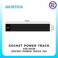 Te ARCHITECH Home Interior rail Track Socket/Power Track Socket 40 cm