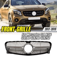 For Mercedes Benz GLA X156 2017-2019 GT Diamond Style Front Grille GLA180 GLA200 GLA250 Car Styling 
