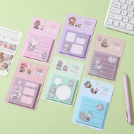 50 - Sheet Kawaii Labubu Sticky Notes | 73×73mm Reusable Square Memo Pads for School & Office Post I