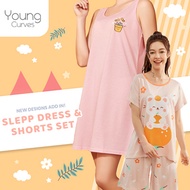 [New] Young Hearts Pyjamas x Young Curves Casual Wear Dresses | Shorts Sets