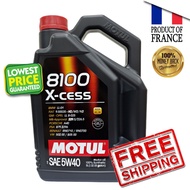 ✑Motul 8100 X-cess 5W-40 (5L) Fully Synthetic Engine Oil 5W40