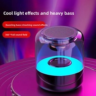 Wireless Smart Home Desktop Bluetooth Speaker Portable Subwoofer Glass Small Speaker Creative Gift S