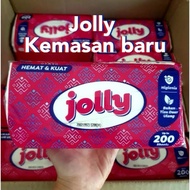 JOLLY TISSUE 200 SHEETS NEW PACKAGING | JOLLY TISSUE NOT RECYCLED TISSUE | JOLY TISSUE | JOLLY TISSU