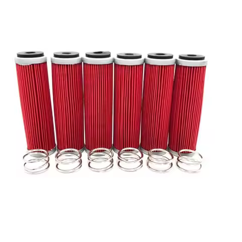 A96E-Motorcycle Oil Filter Fuel Filters 6Pcs Set For ZONGSHEN NC250 NC450 Engine KAYO RX3 Motoland B