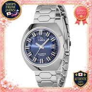 TIMEX Q Timex Watch Quartz 5 ATM Water Resistant Plastic Blue Dial TW2Y33100 Men's