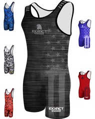 Sublimated Wrestling Singlet for MMA, Powerlifting Singlet Youth Wrestling Singlet Men for Training