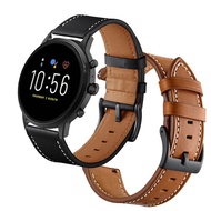 Fossil Gen 6 Gen 5 44MM Smart Watch Strap Genuine Leather Bracelets Band Replace Belt For Fossil Gen