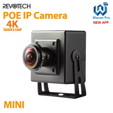Revotech 8MP 5MP POE Fisheye HD IP Camera Indoor Mini Security ONVIF P2P CCTV Video Surveillance Cam